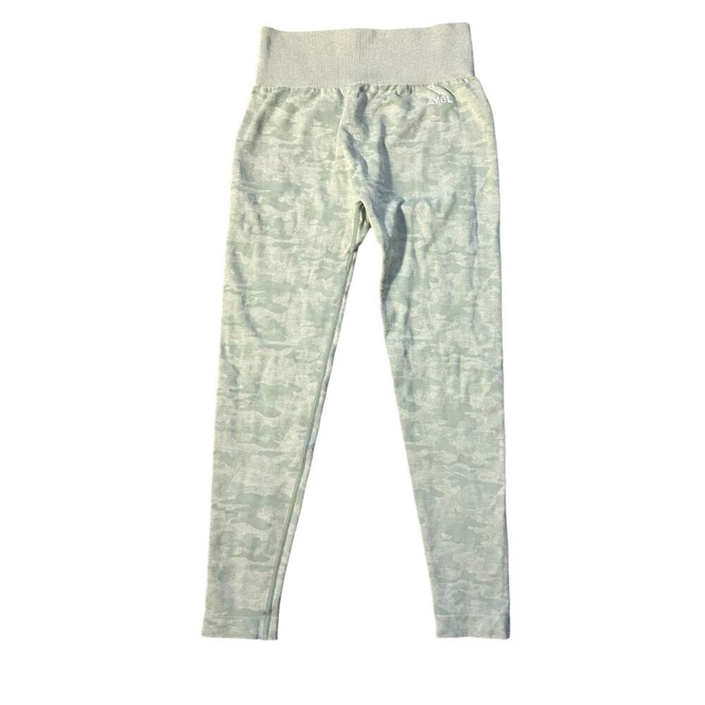 AYBL Light Green Camo Seamless Leggings